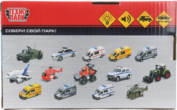Изображение товара Автомобиль игрушечный Технопарк Газель Next Скорая Помощь / NEXTVAN-16PL-AMBWH
