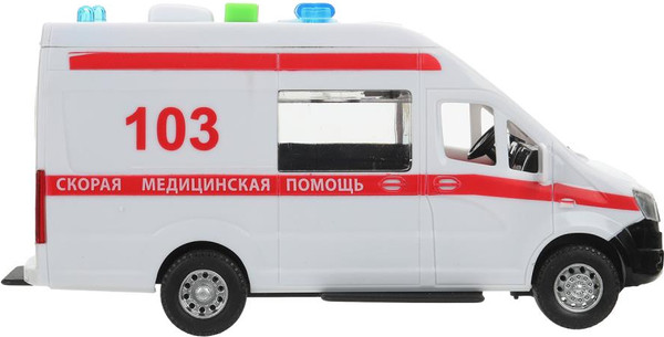 Изображение товара Автомобиль игрушечный Технопарк Газель Next Скорая Помощь / NEXTVAN-16PL-AMBWH