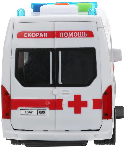 Изображение товара Автомобиль игрушечный Технопарк Газель Next Скорая Помощь / NEXTVAN-16PL-AMBWH