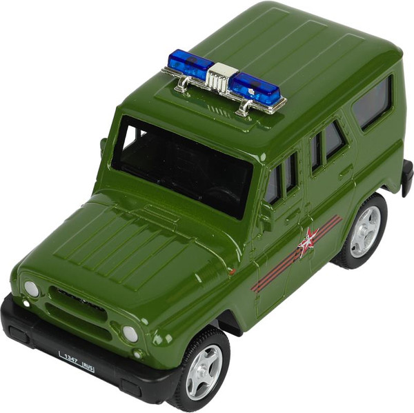 Изображение товара Гараж игрушечный Технопарк Военная / GATE-24-1XCAR-MIL