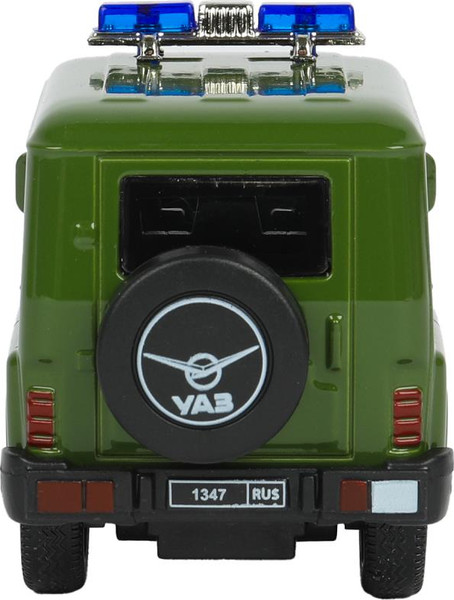 Изображение товара Гараж игрушечный Технопарк Военная / GATE-24-1XCAR-MIL