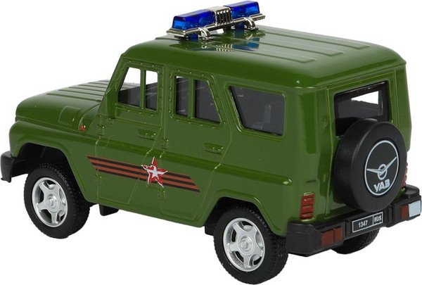 Изображение товара Гараж игрушечный Технопарк Военная / GATE-24-1XCAR-MIL