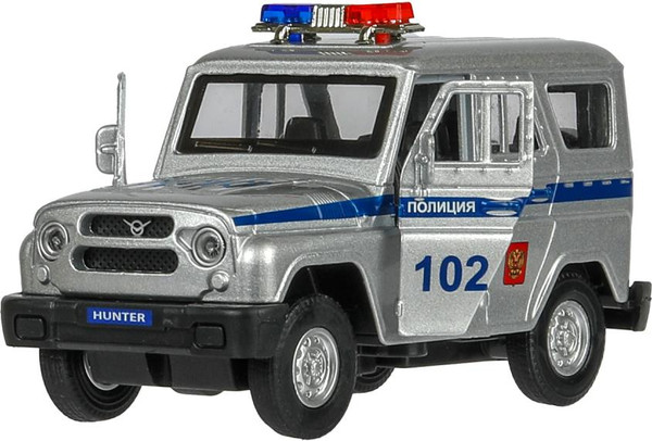 Изображение товара Гараж игрушечный Технопарк Пост Гаи Уаз Хантер / GARAGE-22SL1XCAR-POL-WOD