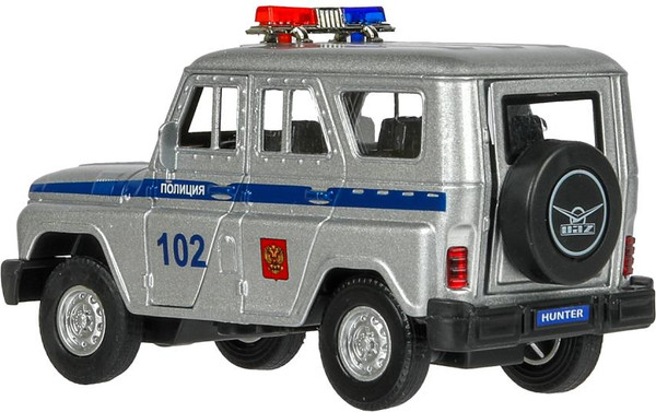 Изображение товара Гараж игрушечный Технопарк Пост Гаи Уаз Хантер / GARAGE-22SL1XCAR-POL-WOD