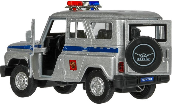 Изображение товара Гараж игрушечный Технопарк Пост Гаи Уаз Хантер / GARAGE-22SL1XCAR-POL-WOD