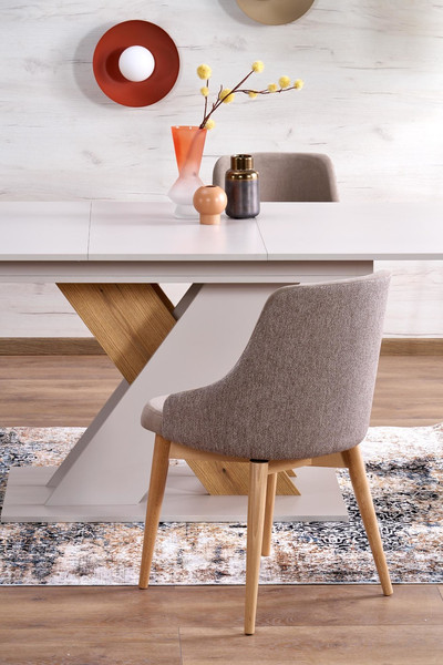 Изображение товара Обеденный стол Halmar Xarelto 130-175x85x76 (кашемир/дуб кремона)