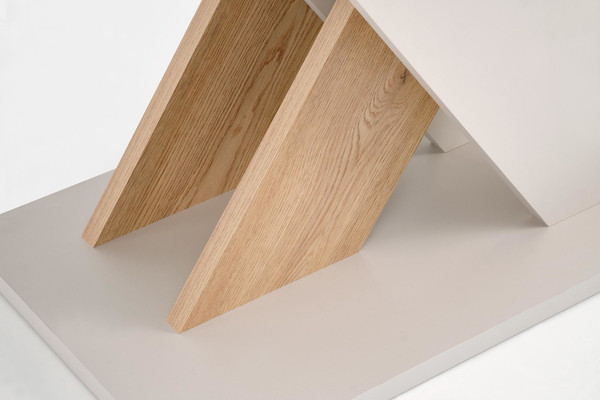 Изображение товара Обеденный стол Halmar Xarelto 130-175x85x76 (кашемир/дуб кремона)