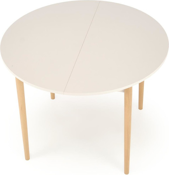 Изображение товара Обеденный стол Halmar Pivot 102-142x102x75 (кашемир/натуральный)