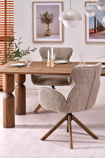 Изображение товара Обеденный стол Halmar Melton 200-300x101x76 (орех светлый/орех светлый)