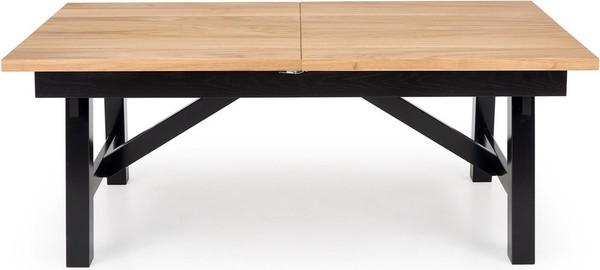 Изображение товара Обеденный стол Halmar Fiesta 200-280x100x77 (дуб натуральный/черный)