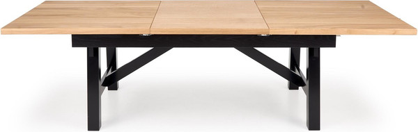 Изображение товара Обеденный стол Halmar Fiesta 200-280x100x77 (дуб натуральный/черный)