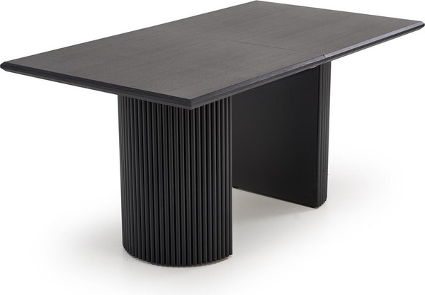 Изображение товара Обеденный стол Halmar Bolero 160-250x90x76 (черный дуб/черный)