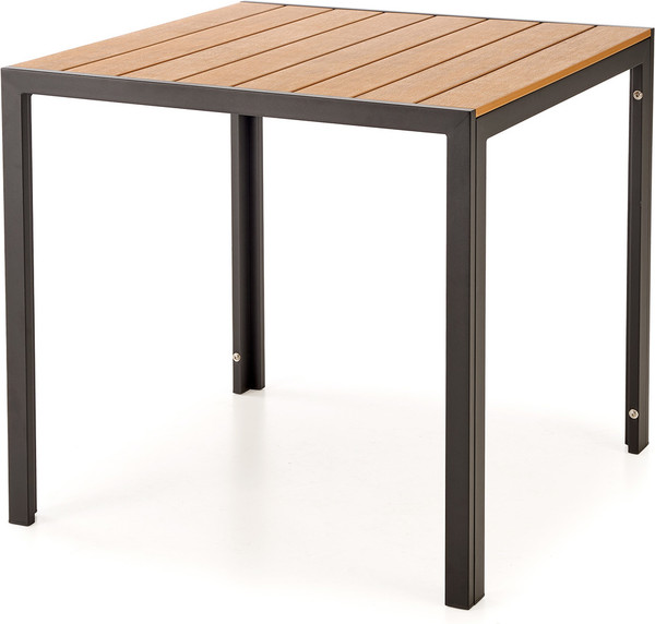 Изображение товара Стол садовый Halmar Fierro K (коричневый/черный)