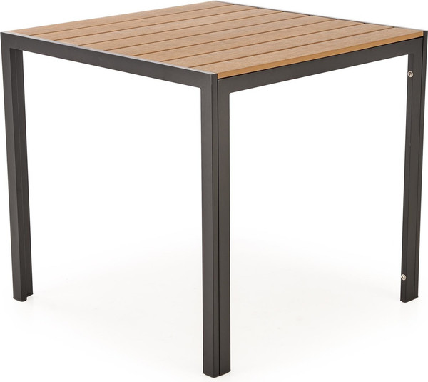 Изображение товара Стол садовый Halmar Fierro K (коричневый/черный)