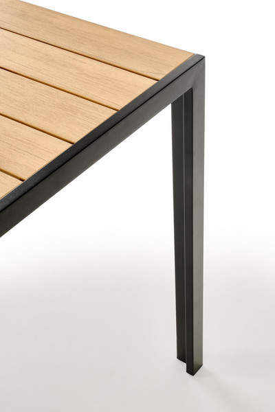 Изображение товара Стол садовый Halmar Fierro K (коричневый/черный)