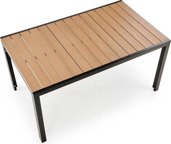 Изображение товара Стол садовый Halmar Fierro P (коричневый/черный)
