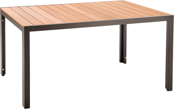 Изображение товара Стол садовый Halmar Fierro P (коричневый/черный)