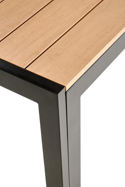 Изображение товара Стол садовый Halmar Fierro P (коричневый/черный)