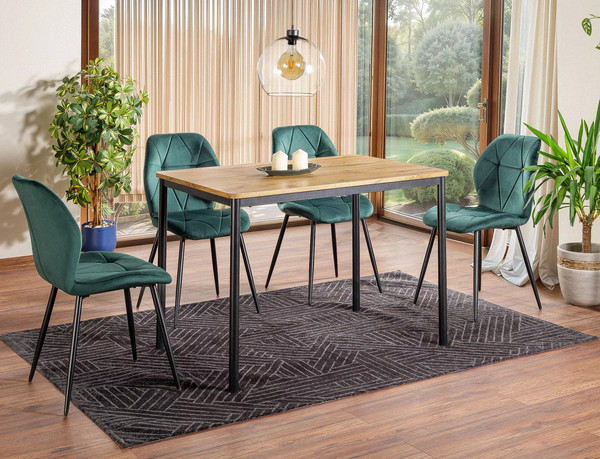 Изображение товара Обеденный стол Signal City 110 (дуб артизан/черный)