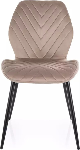 Изображение товара Стул Signal Mike Velvet (Bluvel 40 темно-бежевый/черный)