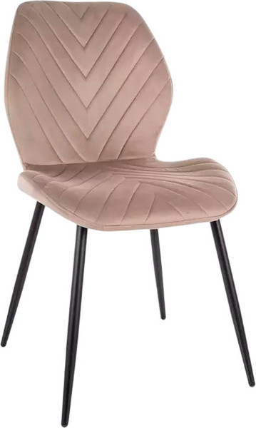 Изображение товара Стул Signal Mike Velvet (Bluvel 40 темно-бежевый/черный)