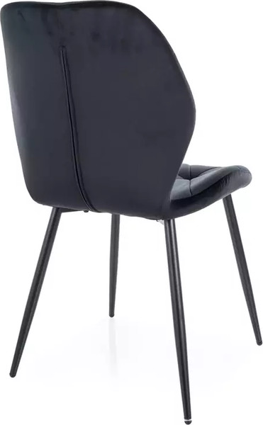 Изображение товара Стул Signal Rick Velvet (Bluvel 19 черный/черный)