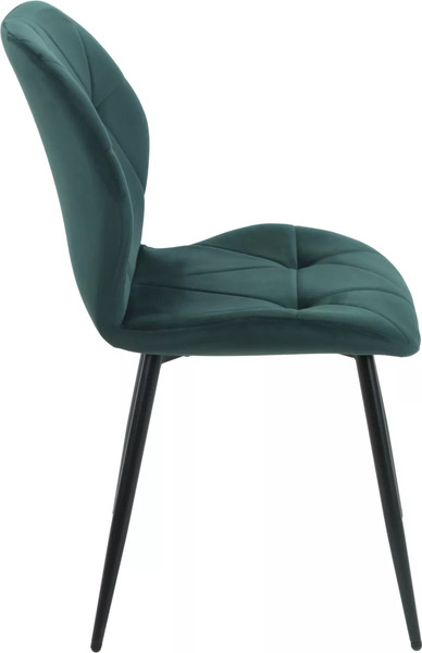 Изображение товара Стул Signal Rick Velvet (Bluvel 78 темно-зеленый/черный)