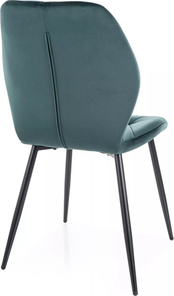 Изображение товара Стул Signal Rick Velvet (Bluvel 78 темно-зеленый/черный)