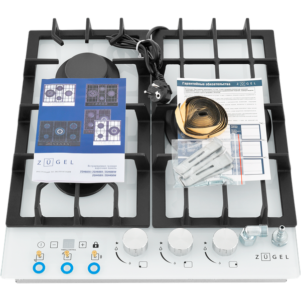 Изображение товара Газовая варочная панель Zugel ZGH450W