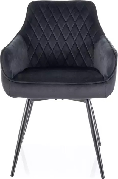 Изображение товара Стул Signal Marlo Velvet (Bluvel 19 черный/черный)