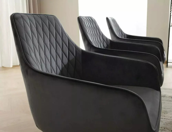 Изображение товара Стул Signal Marlo Velvet (Bluvel 19 черный/черный)