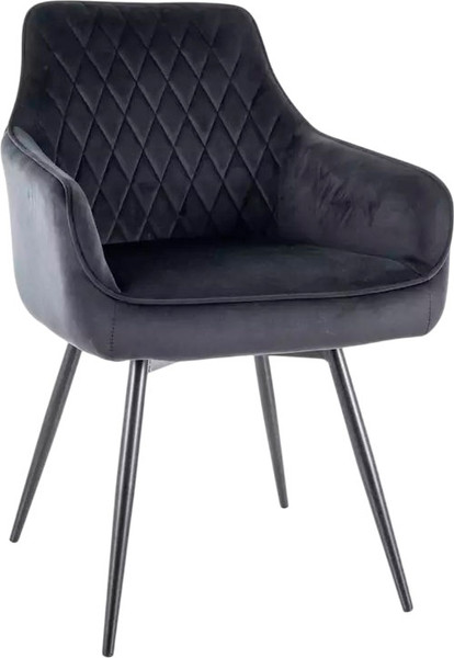 Изображение товара Стул Signal Marlo Velvet (Bluvel 19 черный/черный)