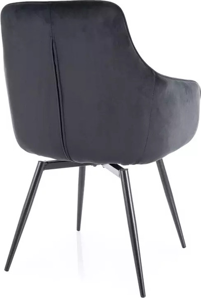 Изображение товара Стул Signal Marlo Velvet (Bluvel 19 черный/черный)