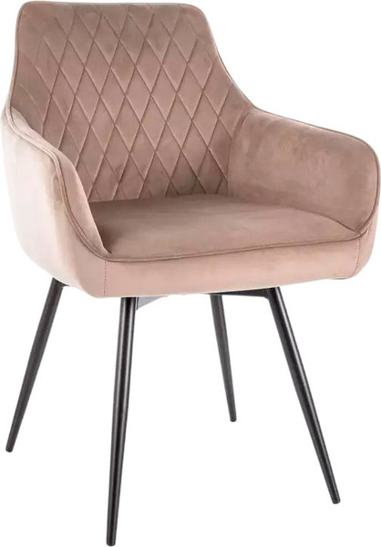 Изображение товара Стул Signal Marlo Velvet (Bluvel 40 темно-бежевый/черный)