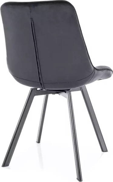 Изображение товара Стул Signal Monti Velvet (Bluvel 19 черный/черный)