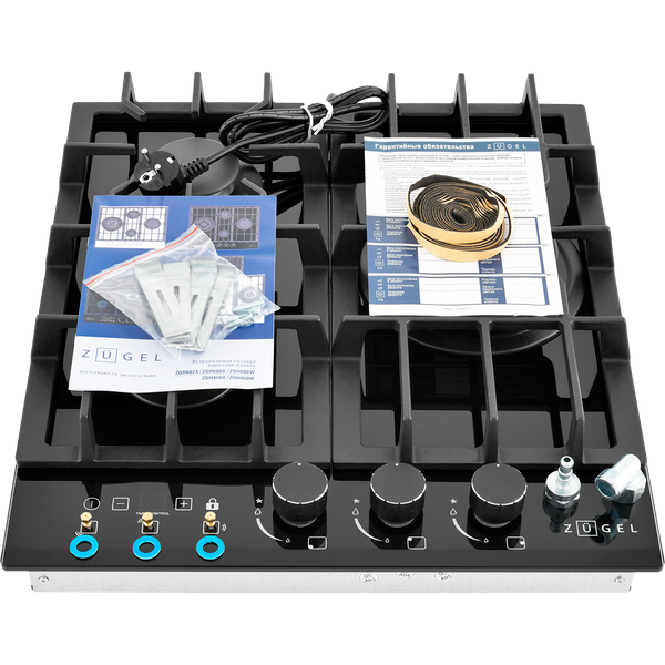 Изображение товара Газовая варочная панель Zugel ZGH450X