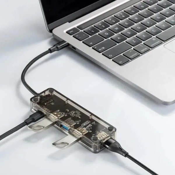 Изображение товара USB-хаб XO USB-хаб 5в1 / HUB015