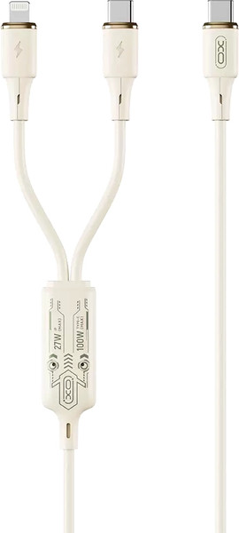 Изображение товара Кабель XO С Type-c на ip (27W)+Type-c (60W) / NB-Q262 (1.2м)