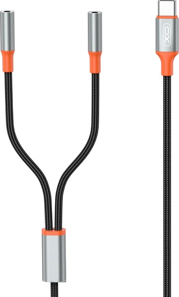 Изображение товара Кабель/переходник XO С Type-c на два 3.5 / NB-R269B (1.2м)