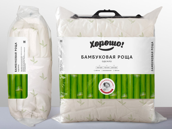 Изображение товара Одеяло ИвШвейСтандарт Бамбуковая Роща ОБР-15т