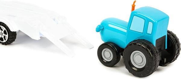 Изображение товара Набор игрушечных автомобилей Технопарк Синий Трактор / BLUTRA-7-AUTO-WOD