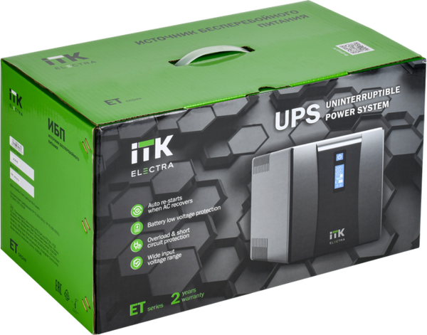 Изображение товара ИБП ITK Electra EET-1200VA-1-002