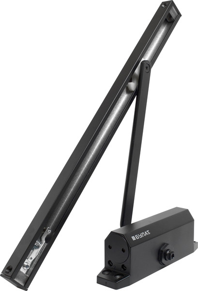 Изображение товара Доводчик с каналом скольжения БУЛАТ Arctic ДД 502/4 AH-B (черный)