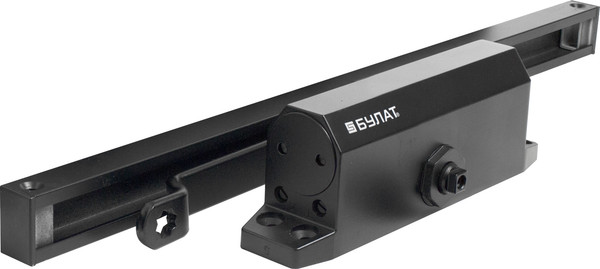 Изображение товара Доводчик с каналом скольжения БУЛАТ Arctic ДД 502/4 AH-B (черный)