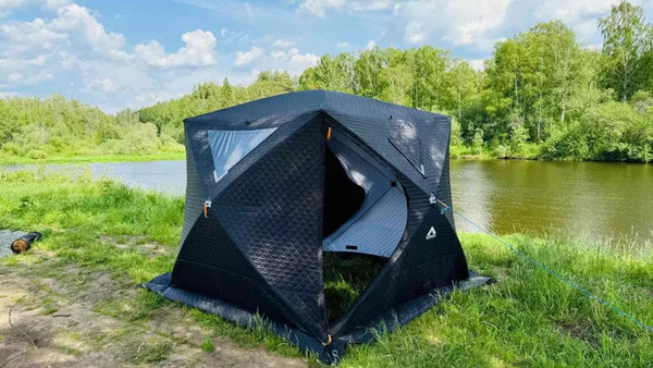 Изображение товара Палатка-баня MORZH Куб XL (черный)