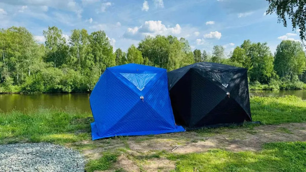 Изображение товара Палатка-баня MORZH Куб XL (черный)