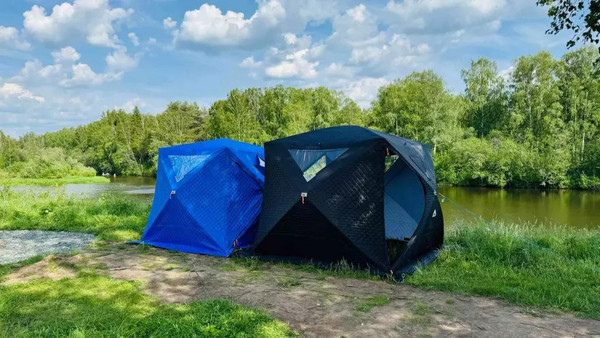 Изображение товара Палатка-баня MORZH Куб XL (черный)