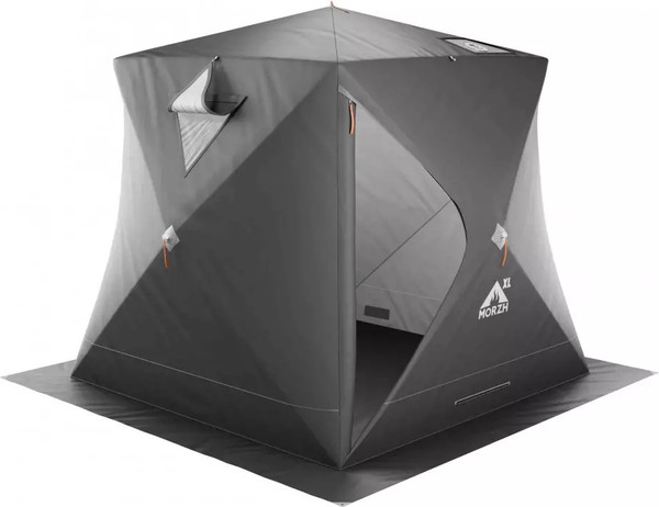Изображение товара Палатка-баня MORZH Куб XL Light с внутренним тентом (черный)