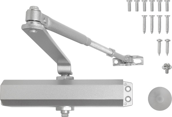 Изображение товара Доводчик с рычагом Аллюр Comfort ДД 229/5-7 A-S RAL9006 (серебристый)