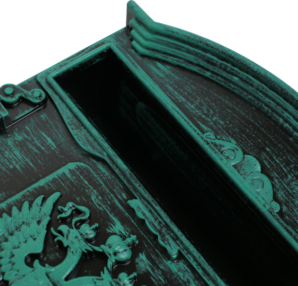 Изображение товара Почтовый ящик Аллюр Герб №4011В (зеленая патина)